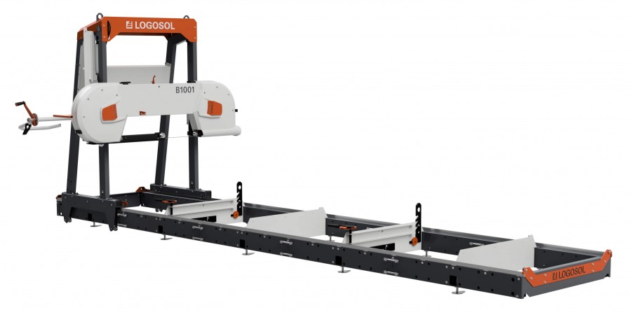 B1001 Band Sawmill with 12 kW Electric Motor